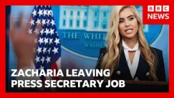 White House says Zacharia leaving press secretary role days after taking job | BBC News
