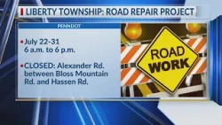 Alexander Road in Liberty Township set to close daily