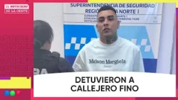 They arrested Callejero Fino: he was driving without a license plate and had a gun with the seria...