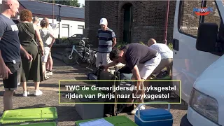TWC De Grensrijders from Luyksgestel ride from Paris to Luyksgestel