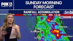 Tampa weather | Sunday morning forecast