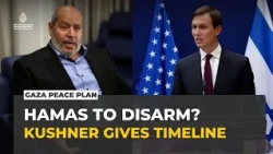 Kushner says Hamas disarmament in Gaza could begin within a month