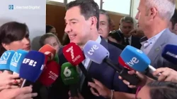 ANDALUSIA INVESTITURE | Juanma Moreno's first words, "very happy"
