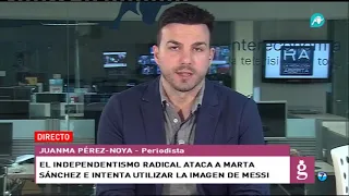 Bochornoso ataque del independentismo radical a  Marta Sánchez