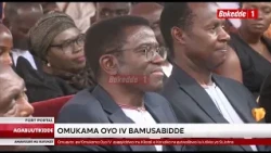 Agabuutikidde Omukama Oyo IV bamusabidde Ssaabalabirizi Kazimba amutenderezza asabye abantu okumuyig
