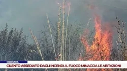 NEWS. CILENTO UNDER SIEGE BY WILDFIRES. FIRE THREATENS HOMES