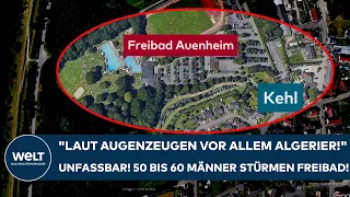 KEHL: "According to eyewitnesses, mostly Algerians!" Unbelievable! Large group of men storms publ...