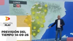 Weather forecast for Monday, September 14, 2026