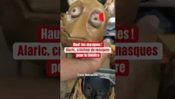 Masks off! Alaric, theatrical mask maker 🎭
