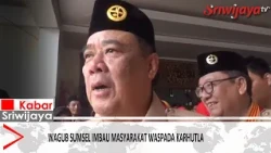 South Sumatra Deputy Governor Urges Public to Be Vigilant Against Forest and Land Fires
