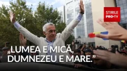 Călin Georgescu's message to his supporters: "The world is small, God is great."