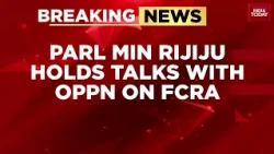 Kiren Rijiju Meets PM Modi & Lok Sabha Speaker Om Birla Over FCRA Bill Consensus | India Today