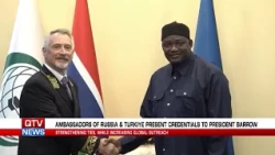 RUSSIA AND TÜRKİYE PRESENT LETTERS OF CREDENCE TO PRESIDENT BARROW.