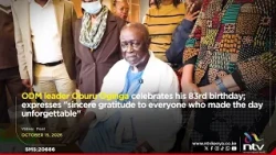 ODM leader Oburu Oginga celebrates his 83rd birthday
