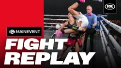 Parr LAUNCHES Opponent 😳 | Jazzy Parr v Efasha Kamarudin | Fight Replay | Fox Sports Australia