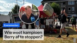 Flying hay bales at the hay bale throwing championship in Vriezenveen | RTV Oost