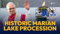 Pope Celebrates Our Lady of the Lake in Historic Procession Across Lake Albano | EWTN News Nightly