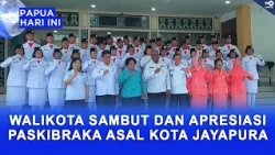 MAYOR WELCOMES JAYAPURA PASKIBRAKA MEMBERS, PROVIDES APPRECIATION