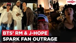 BTS RM, J-Hope Face Backlash For Meeting Chris Brown; Fans Demand Boycott