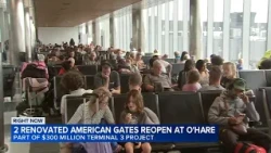 2 renovated American gates reopen at O'Hare