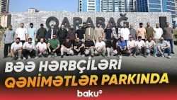 “Şahinlərin Görüşü - 2026” təliminin iştirakçıları Hərbi Qənimətlər Parkında - Baku TV