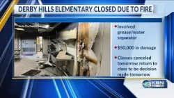 Fire breaks out in Derby school, forces temporary closure