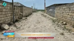Neftçalanın bu küçəsində yolun təmirə ehtiyacı var