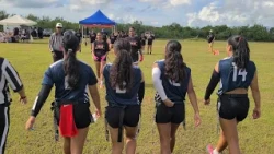 Girls flag football debuts as Academy & Career Tech make history