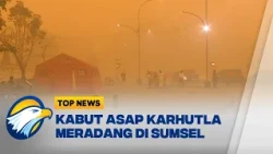 Karhutla Meradang! Palangka Raya Diselimuti Kabut Asap Kekuningan - [Top News]