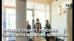 Fairfax County teachers assist with weapons screening, prompting safety concerns