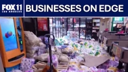 South LA grocery store looted during street takeover