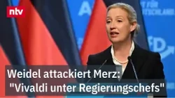 "Which game was the Chancellor watching?" - AfD leader Weidel in attack mode | ntv