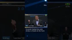 Fernando Haddad discusses debt in the State of São Paulo in response to Tarcísio de Freitas