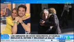 El tierno abrazo de ocho segundos de Rocío Cano a Hans Arús para liberar estrés - Aruser@s