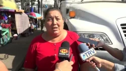 Bus strikes elderly woman in downtown San Miguel