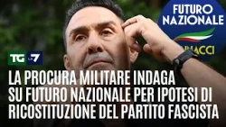 Military Prosecutor's Office investigates Futuro Nazionale over suspected re-establishment of the...