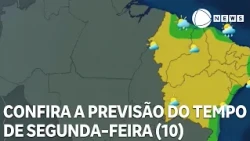 Check out the national weather forecast for Monday (10/10)