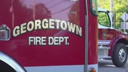 Several firefighters contain wildfire in Georgetown