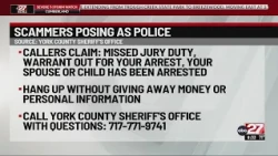 York County Sheriff's Office warns others about scammers using deputies' names