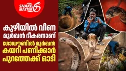ചട്ട പൊഴിക്കാറായ രണ്ട് ഭീകരർ | Double Cobra Rescue | Snakemaster EP 1203