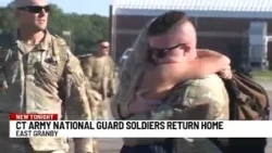 Loved ones welcome home hundreds of Connecticut Army National Guard soldiers