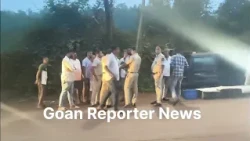 Goan Reporter:Police Remove Unlicensed Fish Vendors at Mayem Gate