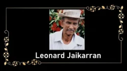 Death Announcement -  Leonard Jaikarran