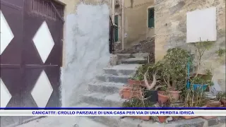 CANICATTÌ: PARTIAL HOUSE COLLAPSE DUE TO WATER LEAK