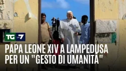 Pope Leo XIV in Lampedusa for a "gesture of humanity"