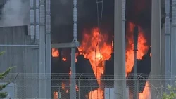 Crews respond to power plant fire in Adams County