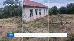 "Uitați cum arată un loc de joacă! Așa-i tot satul", dar urmează... Zilele Comunei