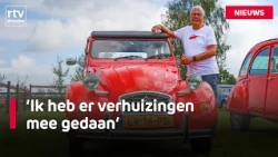 Riekus (77) tours Drenthe with over forty 2CV enthusiasts | RTV Drenthe