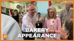 Hobbs, Giles make appearance at Valley bakery