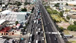 Desde el Aire: Así se Ve el Caos por Accidente de Moto en la México-Pachuca
